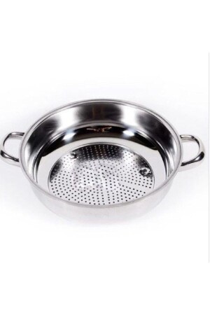 MNZ-Pasta Strainer مع مسدس لا يحول للصدأ (25CM) Fma010268 - Abant