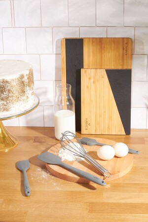 MNZ-Pastry 4 قطعة كعكة إعداد مجموعة - Karaca