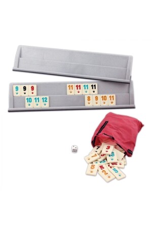 مجموعة المفاتيح البلاستيكية من طراز MNZ-Patacı 8554 - Star Okey