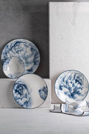 MNZ-Patel 24 قطعة حزمة عشاء البورتسلانية لـ 6 أشخاص PTLPIN24YST - ChiChi HOME