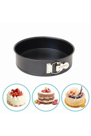 قماش كعك من شكل ربيع من نوع MNZ-Patisse Round مع قاع قابلة للإزالة (20 سم) TPM2980 - KanyonGrup