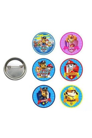 شارة الحفل الهدية من دورية MNZ-Paw (مكونة من 6 قطع) - Parti Dükkanım