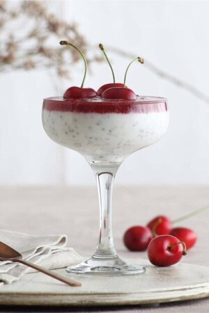 MNZ-Pazarüstü-misket 6 قطعة خدمة الحلوى الزجاج Fma05072 - Lav