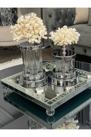 (MNZ-Pedestal Mirror Tray) NETE0000007 - Tuna