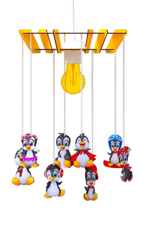 غرفة الأطفال الخشبية MNZ-Penguin غرفة الأطفال الصغار شمعة مصباح العصا - KUK Design