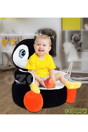 مقعد الأطفال من طراز MNZ-Penguin Plush (100% محلي) - Pandamkee