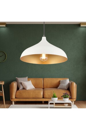 MNZ-Pera White Single Modern Retro Pendant Lamp غرفة المعيشة الشنادل 3332-01-WH - Apliqa