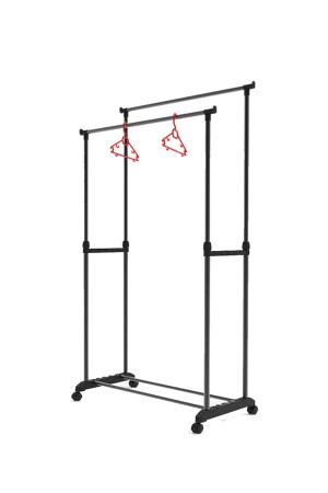 MNZ-Perillas 18004 ارتفاع الشاطئ قابلة للتعديل عجلات الحمار المعدنة - غطاء غطاء معطف رف - Porsima