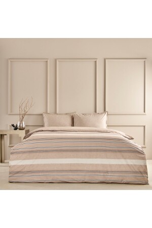 MNZ-Perle Double Duvet Cover Set براون 000000001000046020 - Taç