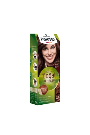 MNZ-Permanent Natural Colors لون الشعر 4-60 شيكولاته خفيفة 420fa - Palette