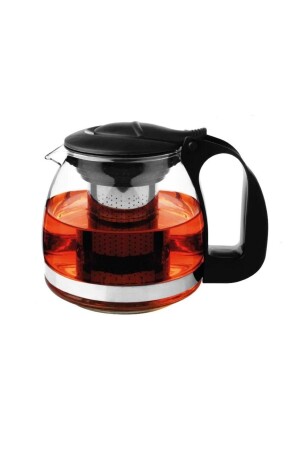 كوب شاي من الزجاج المقاوم للحرارة من MNZ-Perotti مع مضخة 700ml مضخة الأعشاب 076472 - Kapris