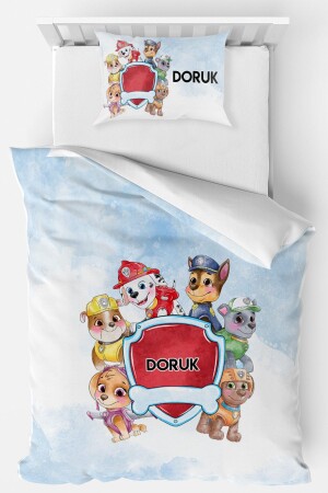 MNZ-Personalized Single Micro Satin Duvet Cover Set فاطحة الحرسة - Homamia