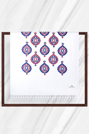 MNZ-Pestemal 100% قطن حمام الحمام الحمراء القصر نمط 00EA - bursa havlu