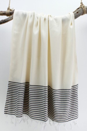 كريم من بورغاتا المزمنة MNZ-Pestemal Burgata Cream Black PST065 - Bedinn