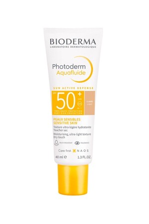 MNZ-Photoderm SPF 50 Aquafluide ملون واقي من الشمس 40 ملي لون ضوء - Bioderma