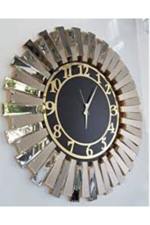 ساعة آية من قناة MNZ-Piano Mirror Clock 70*70 سم - Altınoran