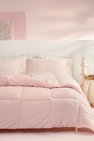 مجموعة النوم من طراز MNZ-Piante Triola Double Sleeping Set - مسحوق - Yataş