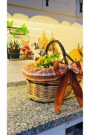 سلة من نوع MNZ-Picnic مع غطاء من الخياطة اليدوية - Aydoğdu