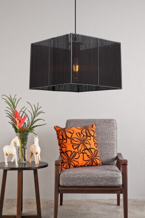 MNZ-Pierro Black Wrapped Chandelier Square 210 002 1045 01-01 - Begüsa