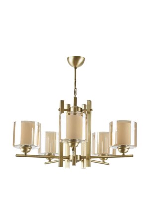 MNZ-Pierro Retro Rustic Antique Body مزدوجة الزجاج غرفة المعيشة - المطبخ - غرفة النوم 5 قطع شمعة LA155523000044 - Fer Avize