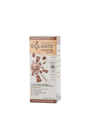 MNZ-Pigmnta مخزن لمراقبة الشمس Spf50+ 150 مل - Solante