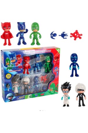(MNZ-Pijamaskeliler) (Pj Cat Child Owl Girl) (بيتة (بيتة) (بيتة) (Lizard Figure Toys) - Pj Masks