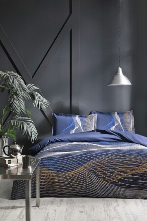 MNZ-Pike Tk. Lux Ranforce مزدوجة البحرية الأزرقة إعادة التأجيل P10418S4542 - Özdilek