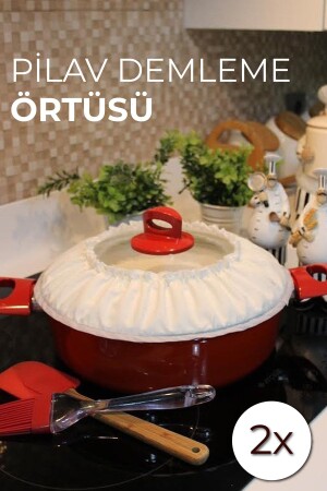 غطاء من نوع MNZ-Pilaf Brewing Cover ، غطاء من نوع بروزة بروزة ، 2 قطع - Vienev