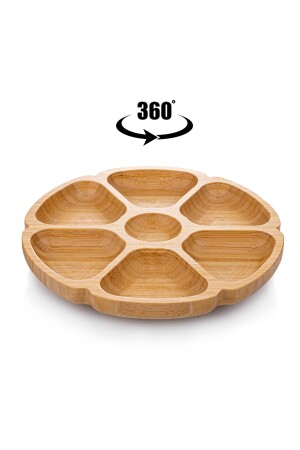 MNZ-Pincho Mini - كأس خفيفة من الخيزران المتحول مع أقسام - Bambum