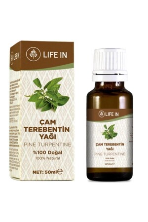 زيت MNZ-Pine Turpentine 100% طبيعي 50 مل - Life In