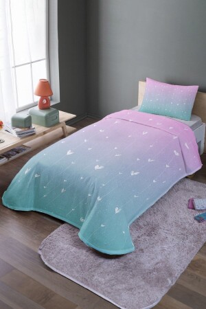 MNZ-Pink Blue Hearts نمط واحد غطاء غطاء غطاء غطاء غطاء غطاء غطاء غطاء غطاء غطاء غطاء غطاء - Evpanya