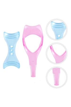 MNZ-Pink Color Lower and Upper Eyelash Mascara Appliance و Pink Color Eyeliner Appliance 2- Piece PK-0001 - CERSAL