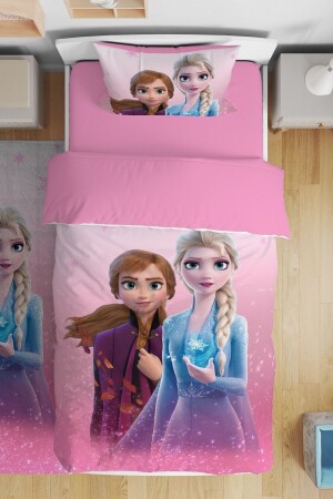 (MNZ-Pink) (إيلزا) و (آنا) نمطاً وحيداً (بيبي كيدرز) ملابس السرير (evnev00076 - Evpanya