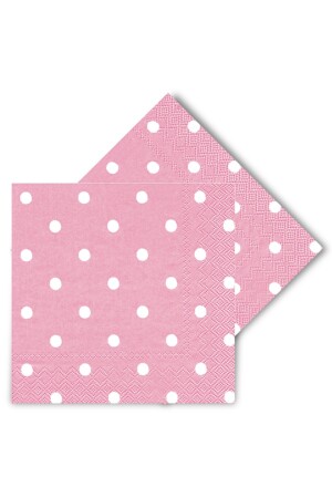 نابكين من نوع MNZ-Pink مع نقاط بولكا بيضاء - Roll Up