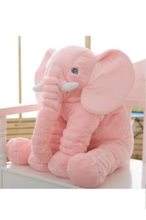 MNZ-Pink Sleeping Friend Plush Elephant 95 سم أمنيبلس238 - Halley Peluş Oyuncak