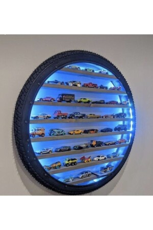 مرفق جدار سيارة MNZ-Pinti Minti مع ضوء رف ضوء حجم كبير - bmgtasarım