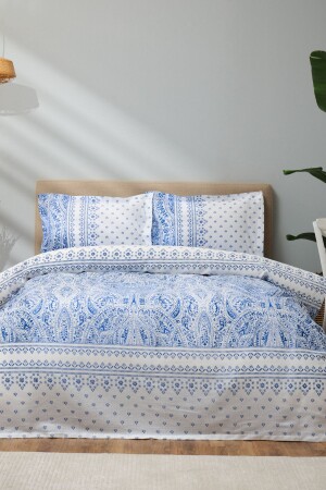 مجموعة MNZ-Pique 100٪ القطن Rnf Double Della Blue 200. 21. 01. 0867 - Karaca Home