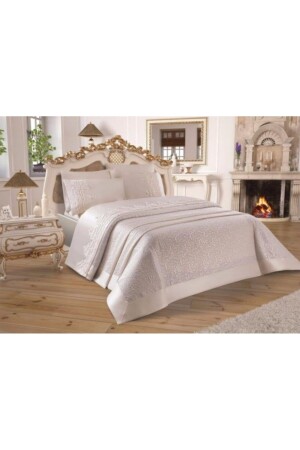 MNZ-Pique Set غطاء سريري - hanımeli