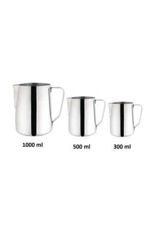 MNZ-Pitcher فولاذي جنجر قهوة وعاء الحليب وعاء القهوة مجموعة 3 TYC00203099742 - Epinox