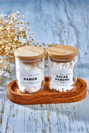 كيس قطن من الزجاج المزخرف MNZ-PK-2441 - FBZhome