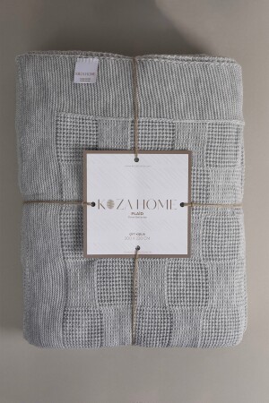 غطاء مزدوج من الـ MNZ-Placed Gray 200x220 15005 15000 - Koza Home