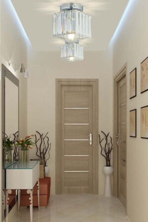 MNZ-Plafonier سقف الفضة K-10 شمعة - İstanbul Avize