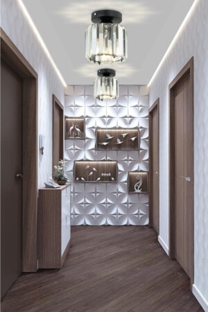 MNZ-Plafonier سقف أسود Y-10 كريستال الحجر الشنابل ist2000225 - İstanbul Avize