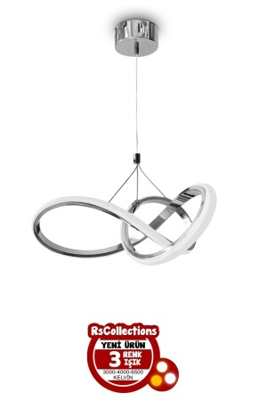 MNZ-Plain 3 لون قطرة الثلج نموذج أبيض-أصفر في ضوء النهار مصباح اللومبوس الحديث LED شمعة kardelen - RSCOLLECTIONS