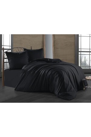 MNZ-Plain سوداء قطن مزدوج قطعة واحدة فقط غطاء غطاء غطاء غطاء غطاء غطاء غطاء غطاء غطاء غطاء غ - Şanlı