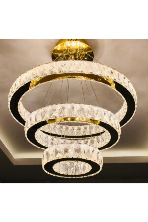 MNZ-Plaque Crystal Stone Embroidered 304chrome لا يحجز اليد الشنابل الاليه-6167-3G - ALA AYDINLATMA