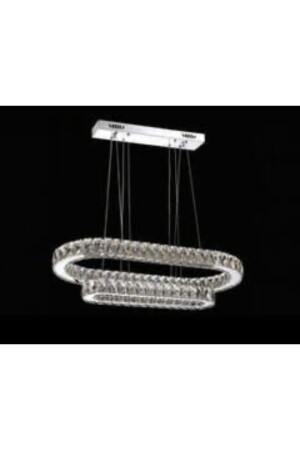 MNZ-Plaque Crystal Stone Embroidered LED Candlelier AL-6167-2KO - ALA AYDINLATMA