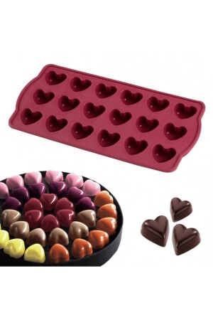 MNZ-Platinum Silicone قلب شيكولاته مولد - Mys Silicone