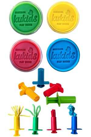 MNZ-Play خُبز اللعب الطبيعي خُبز الحقنة مجموعة، 4x130 لعب الخُبز 560619333 - KuKids