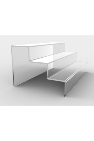 MNZ-Plexi شفاف سلم عرض موقف 3 طوابق 25 سم CNNSMRDVN325 - CANNAS